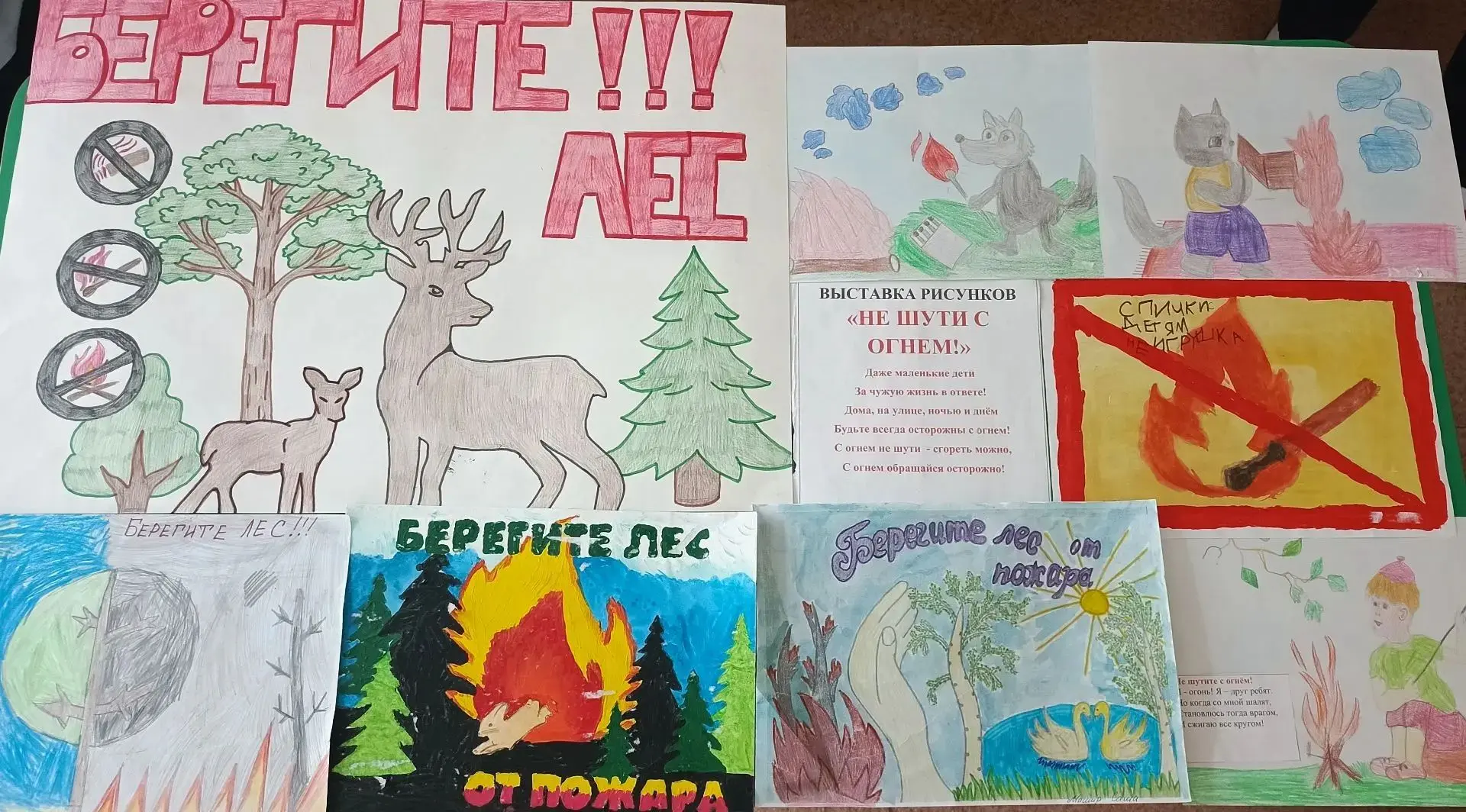 Берегите лес от пожара! 🔥🔥🔥