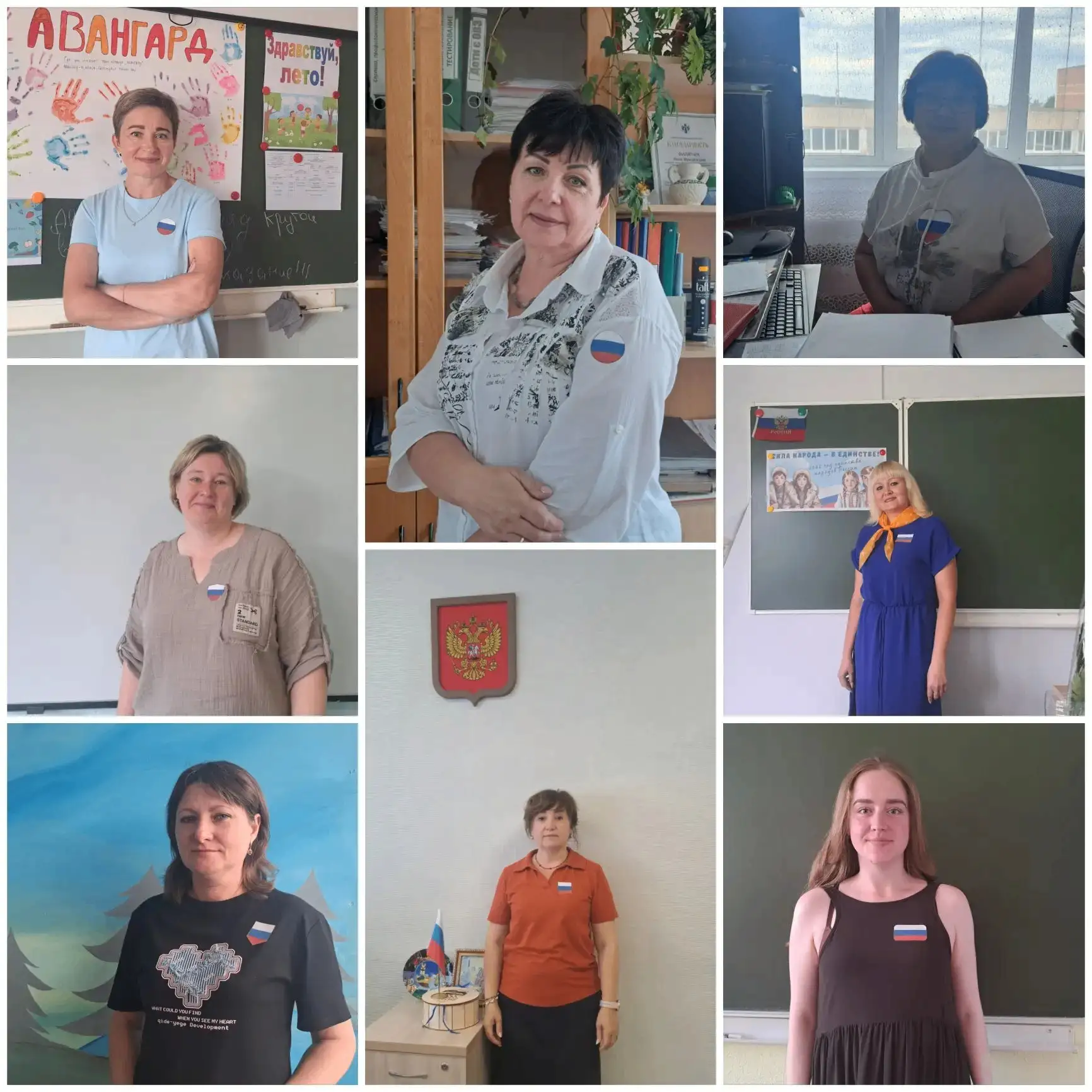 11 июня наша школа превратилась в настоящее море бело-сине-красных цветов! В преддверии Дня России м