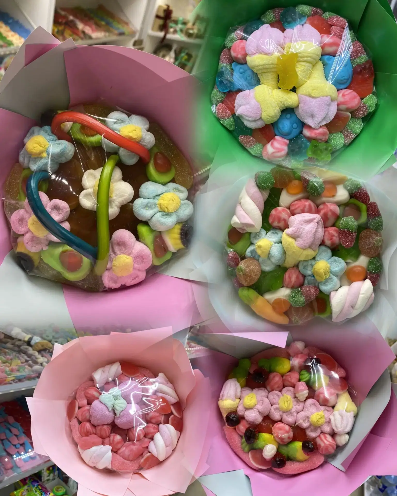 Сладкая🍰 сказка, воплощенная в цветах! 🍭✨ Эти мармеладные букеты💐 — настоящий праздн...
