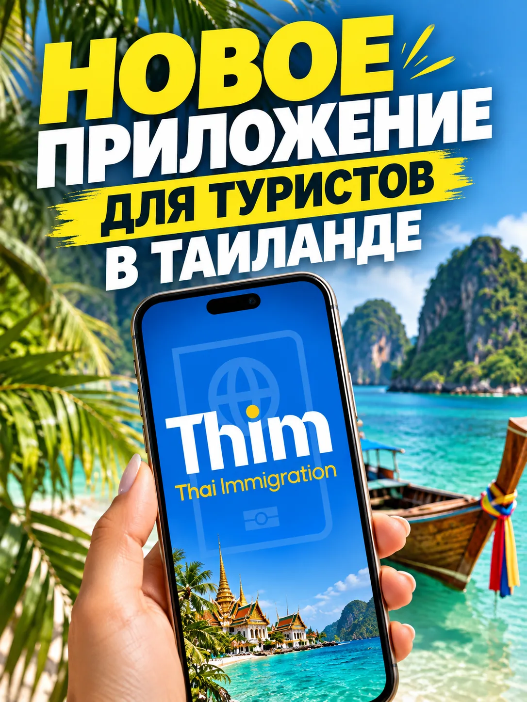 🇹🇭 В Таиланде запустили новое приложение для туристов — THIM!