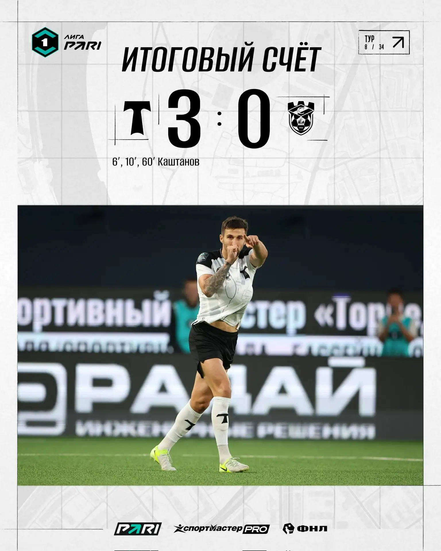 🔥 Три гола, три очка, и все — НАШИ! С КРУПНОЙ ПОБЕДОЙ, ЧЁРНО-БЕЛЫЕ.