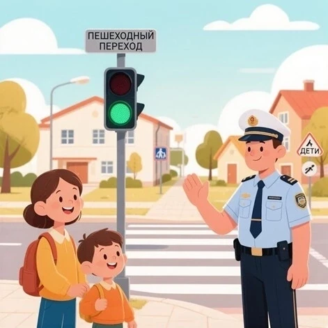 🚸 Безопасность на дороге и в быту!