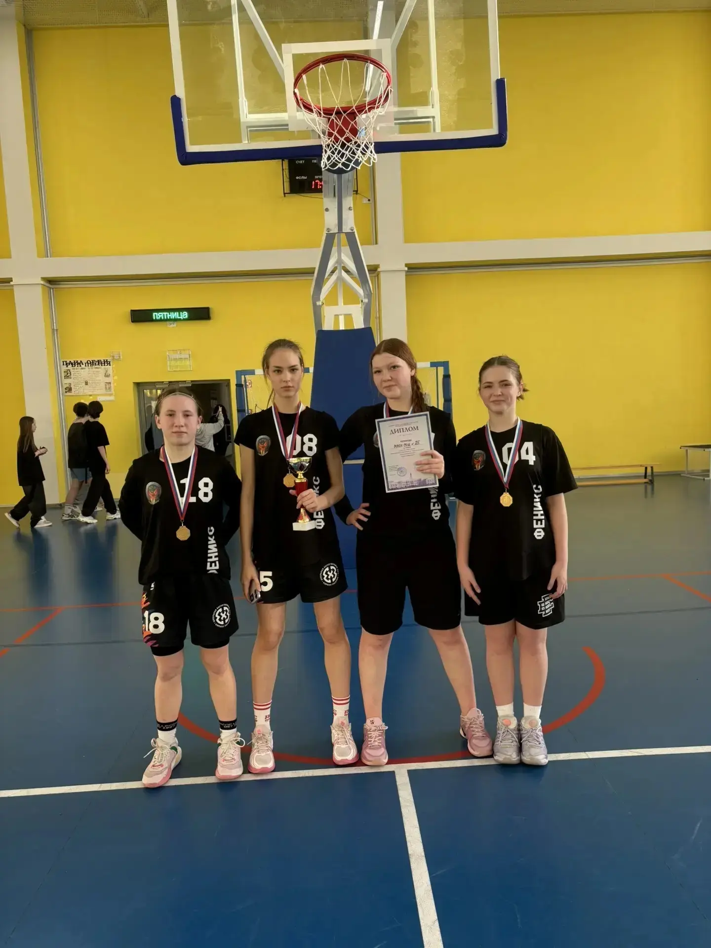 «Феникс» в огне: полет на пьедестал! 🚀🏀  20 марта на базе школы №123 кипели нешуточные страсти — зде