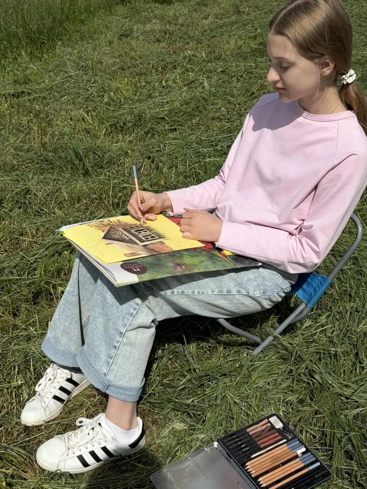🎨Первый день пленэра!🎨