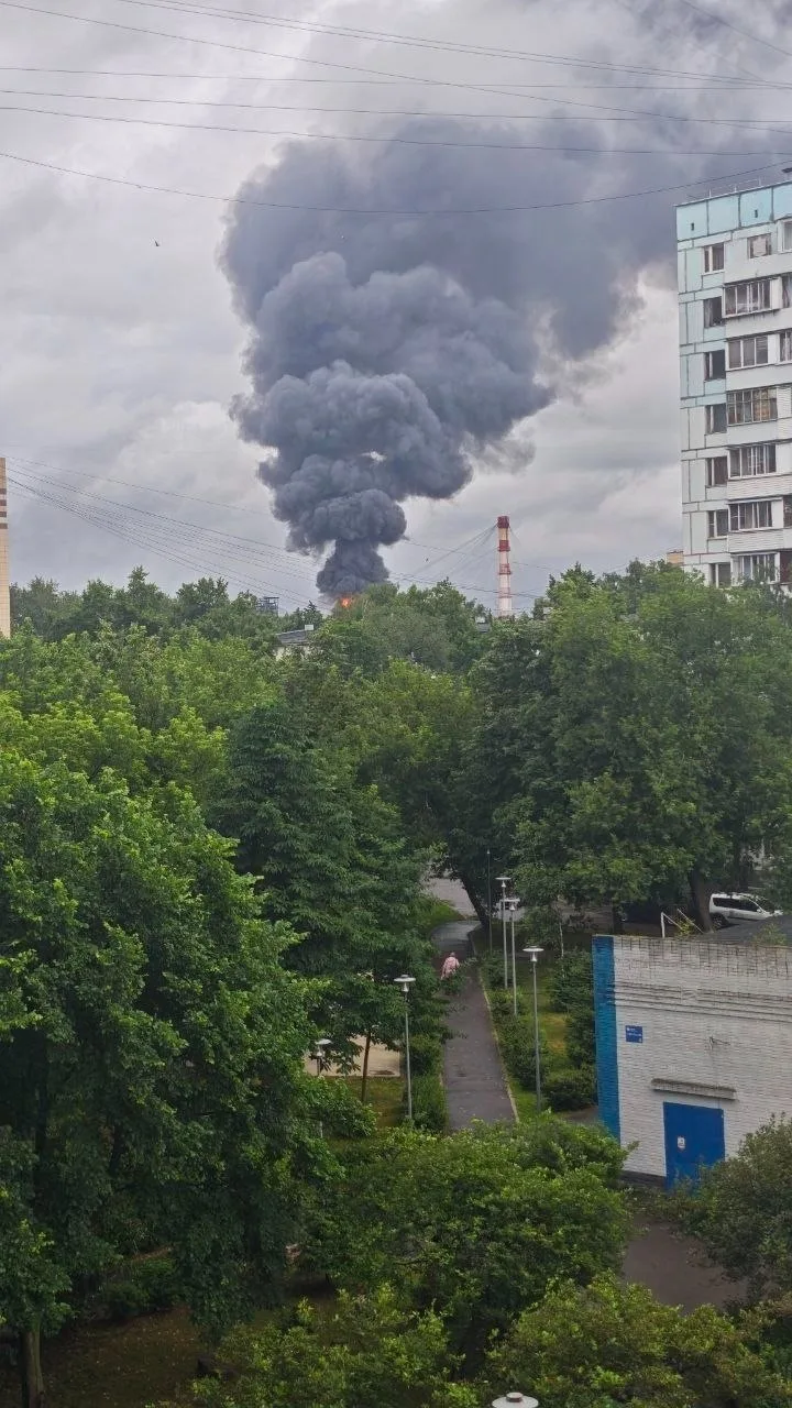 Массированная атака беспилотников на Москву