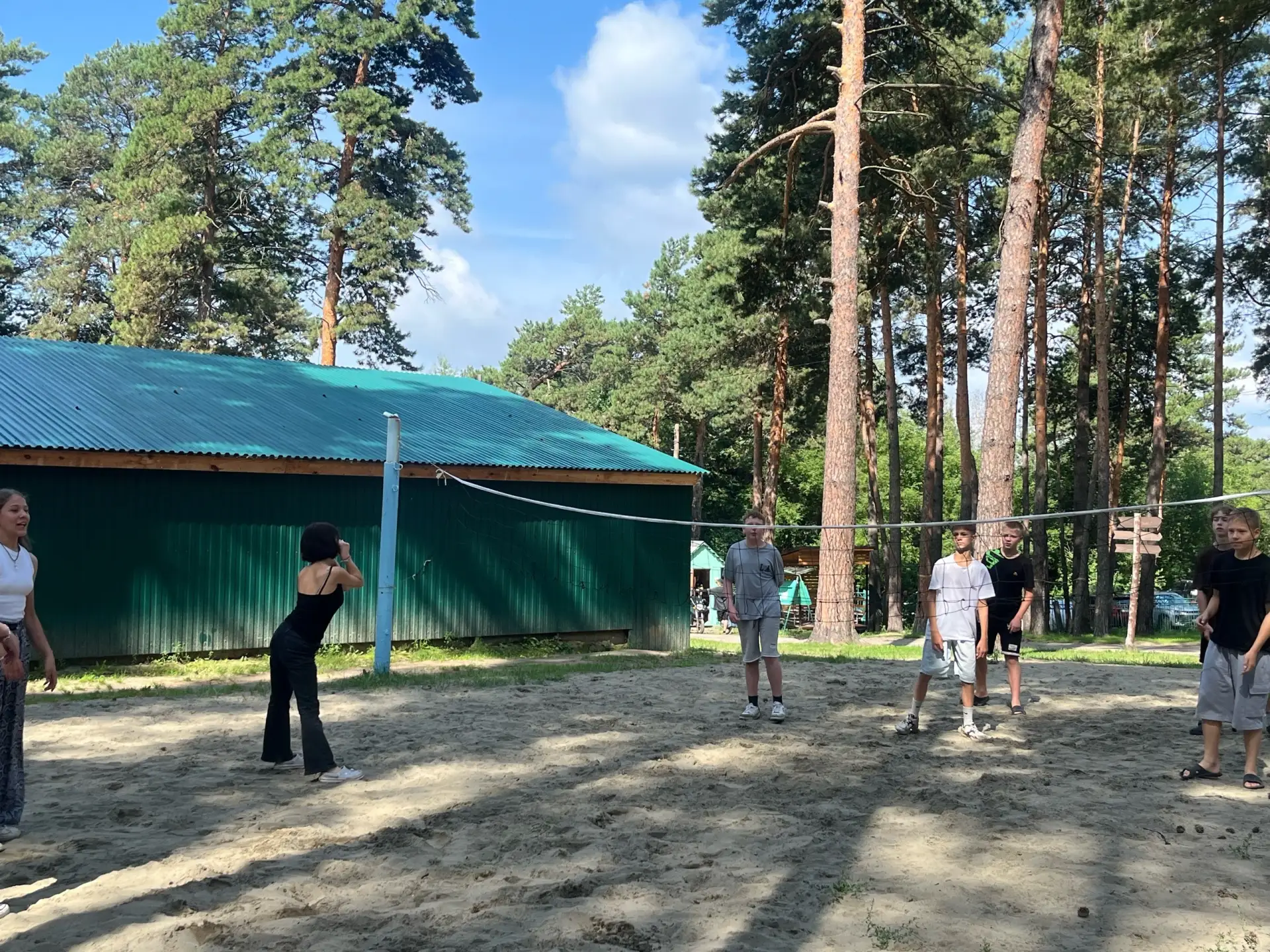 2 отряд на игре в волейбол 🏐