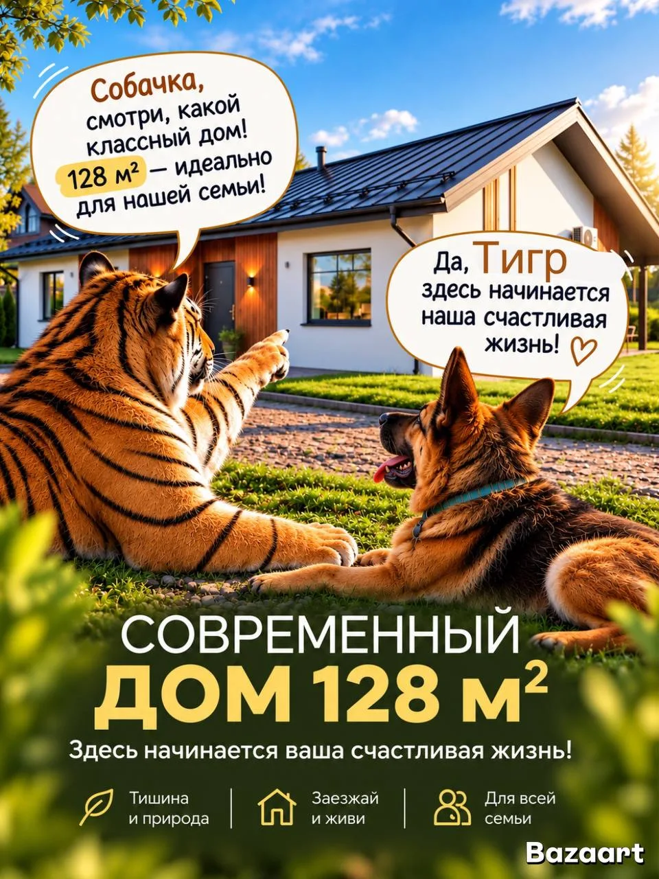 🐅 ДОМ, В КОТОРОМ ХОРОШО ВСЕМ
