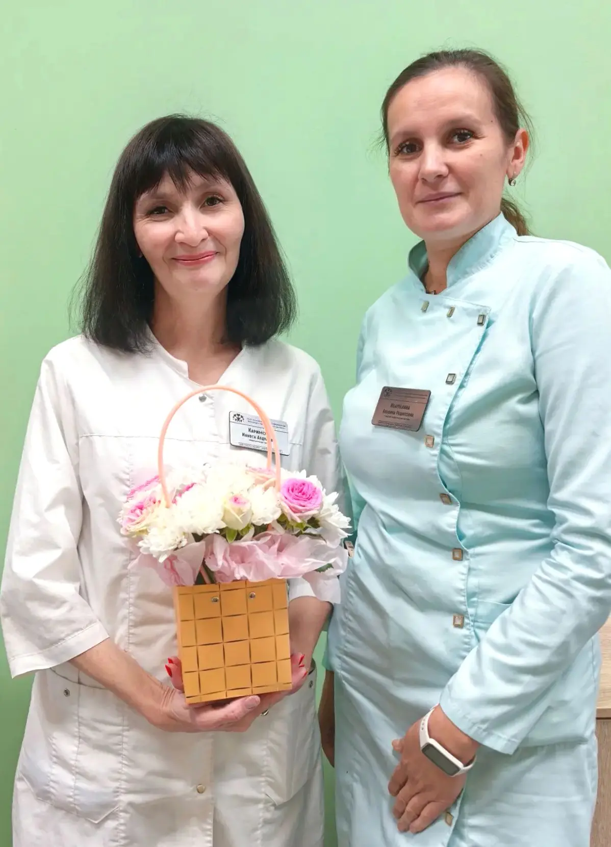 Коллектив детской поликлиники №3 поздравляет с юбилеем медицинскую сестру по больничным...