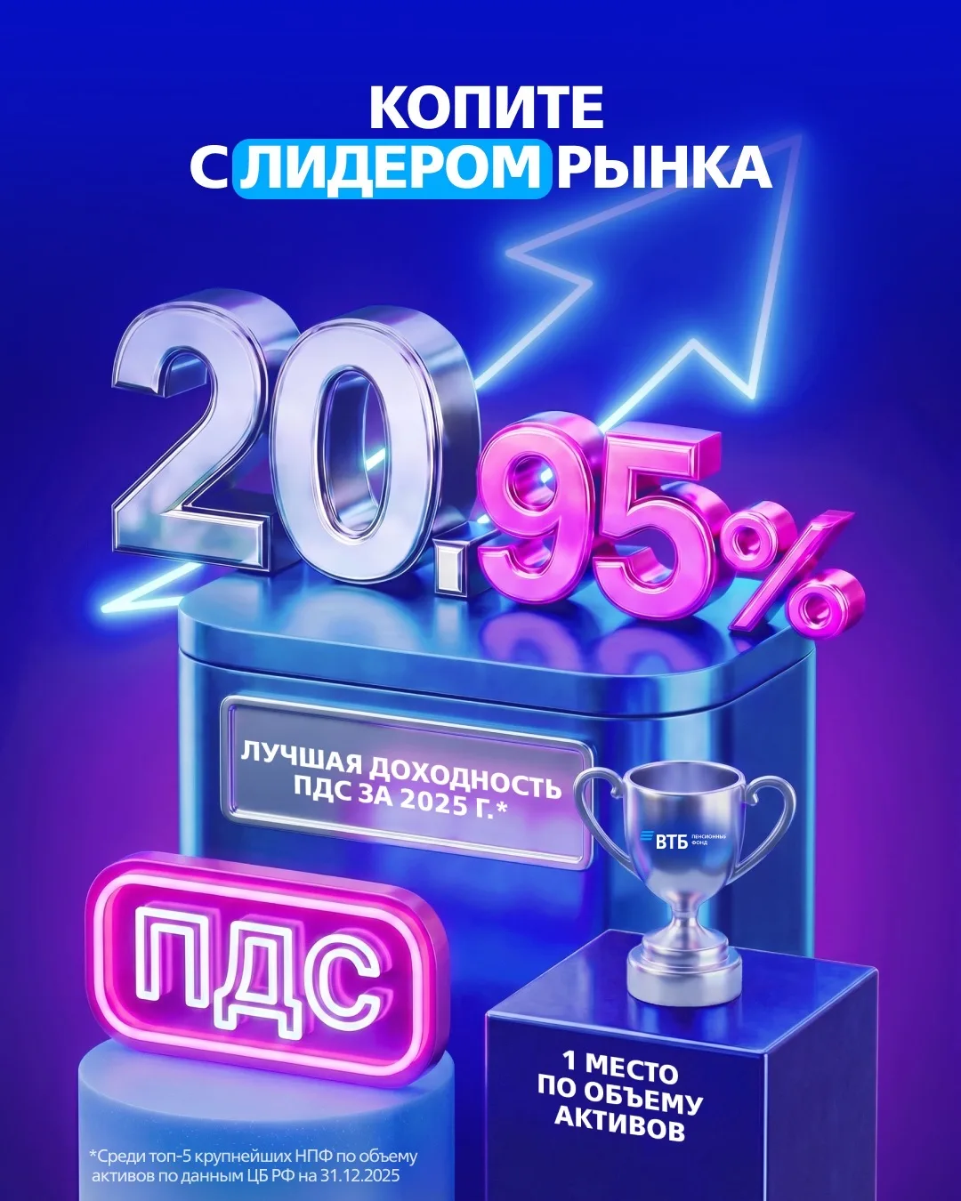 НПФ ВТБ снова первый!