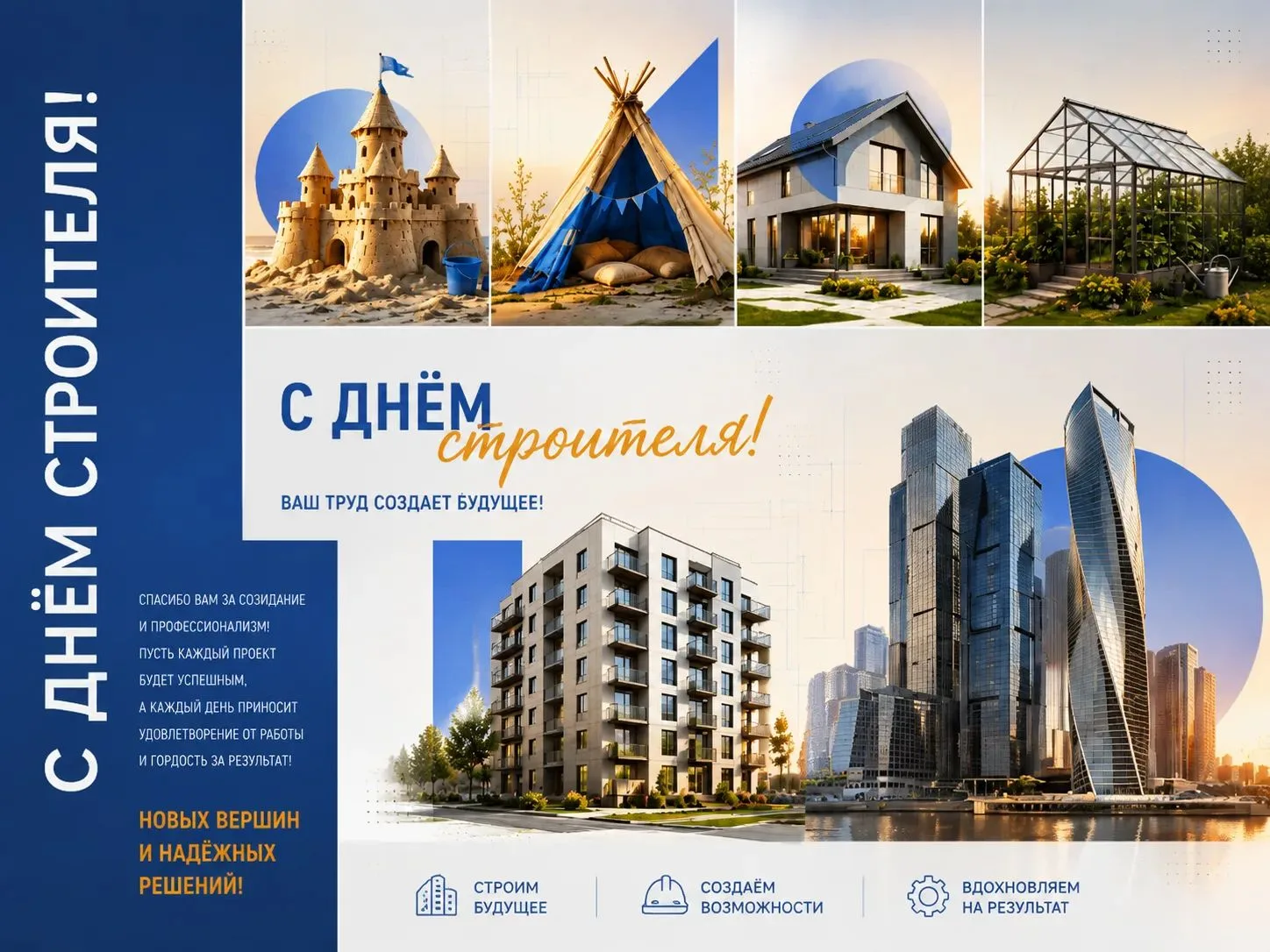 С детства мы что-нибудь строим 🏗
