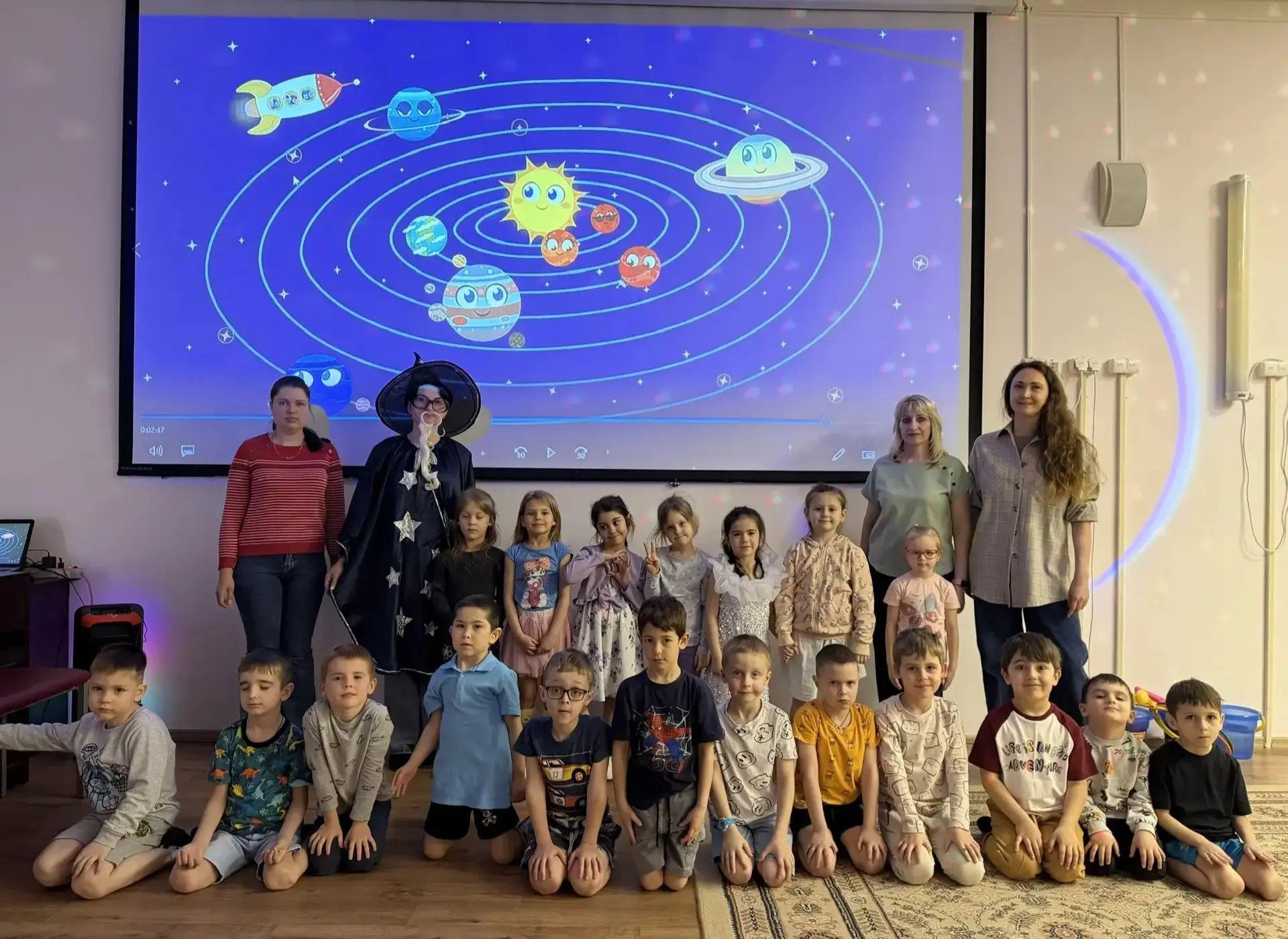 🚀 65 лет первому полёту человека в космос!  В преддверии этого великого события в дошкольном отделен