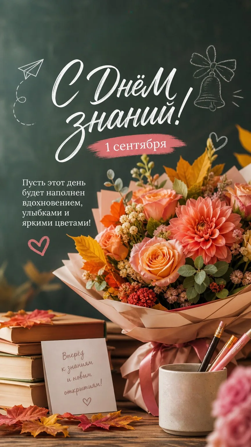 🔔 Поздравляем С Днём знаний! 💐