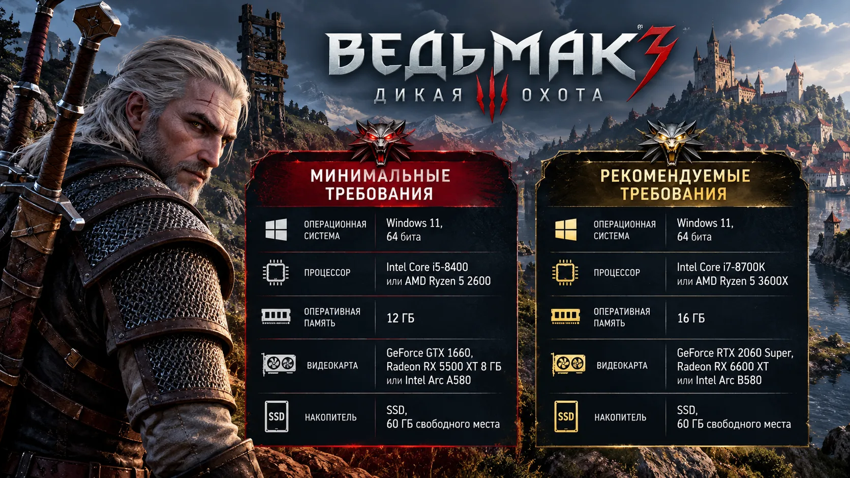 Ремастер «Ведьмака 3»: что нужно знать геймерам из России