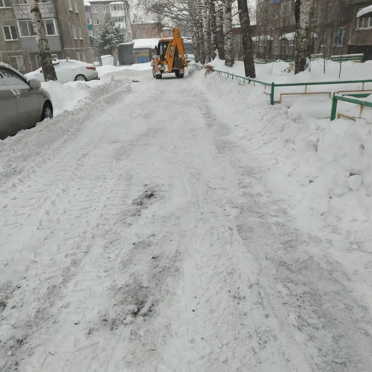 Как мы встретили снежное начало года ⛄