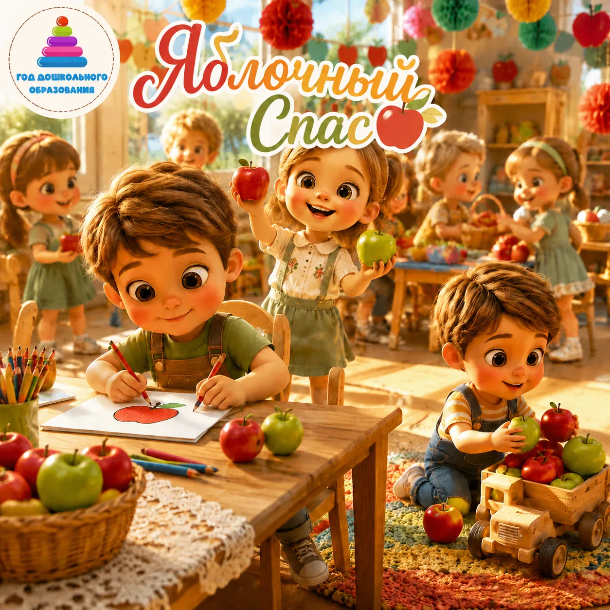 🍎✨ Яблочный Спас в группе «Смешарики»!