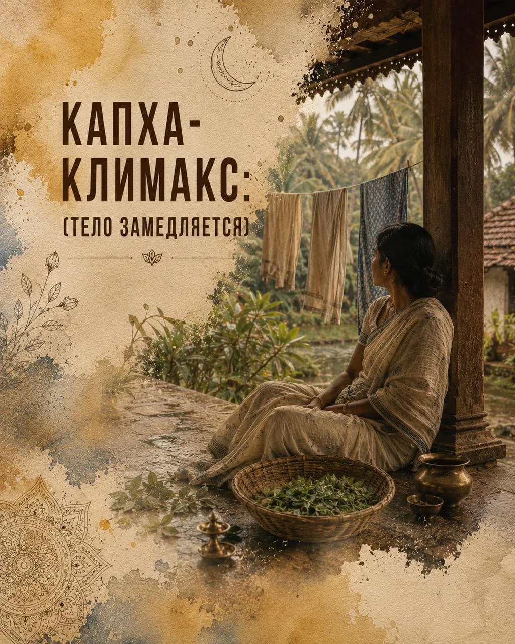 Климакс у Капхи — когда тело тяжелеет и останавливается.