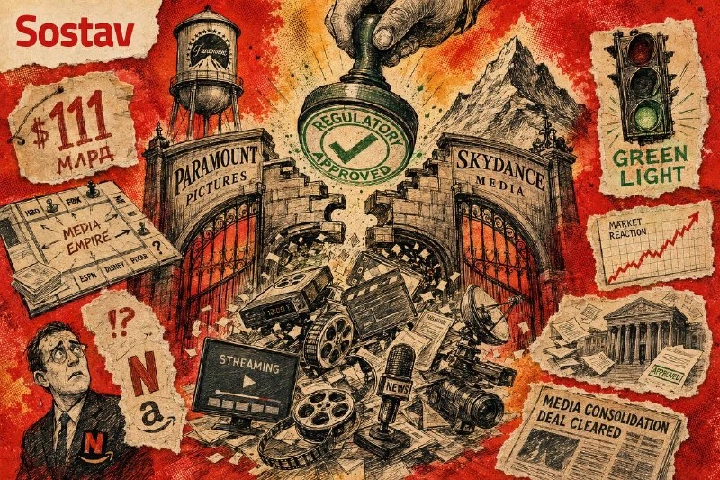 👍 Сделке быть

Минюст США одобрил покупку Warner Bros. компанией Paramount за $111 млрд. Сделка объ