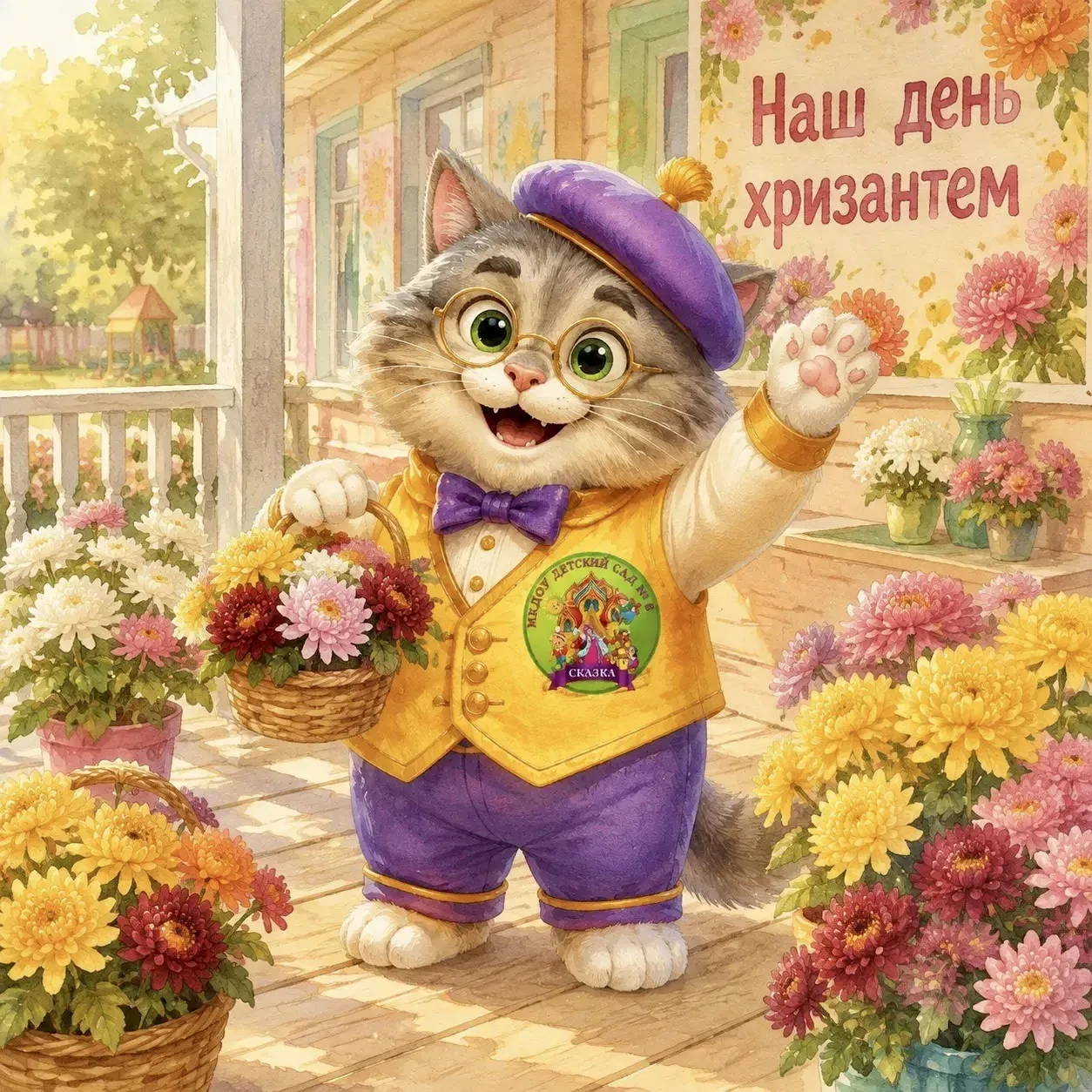💐 «Наш День хризантем!» 💐