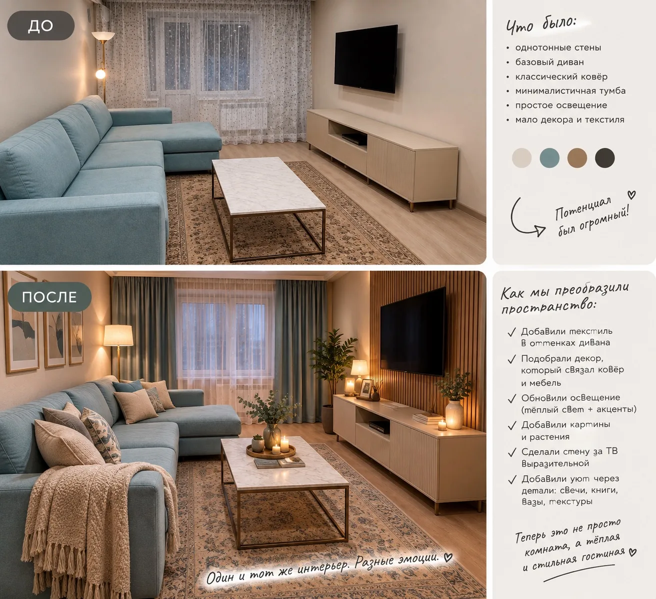 🛋️ История одного голубого дивана