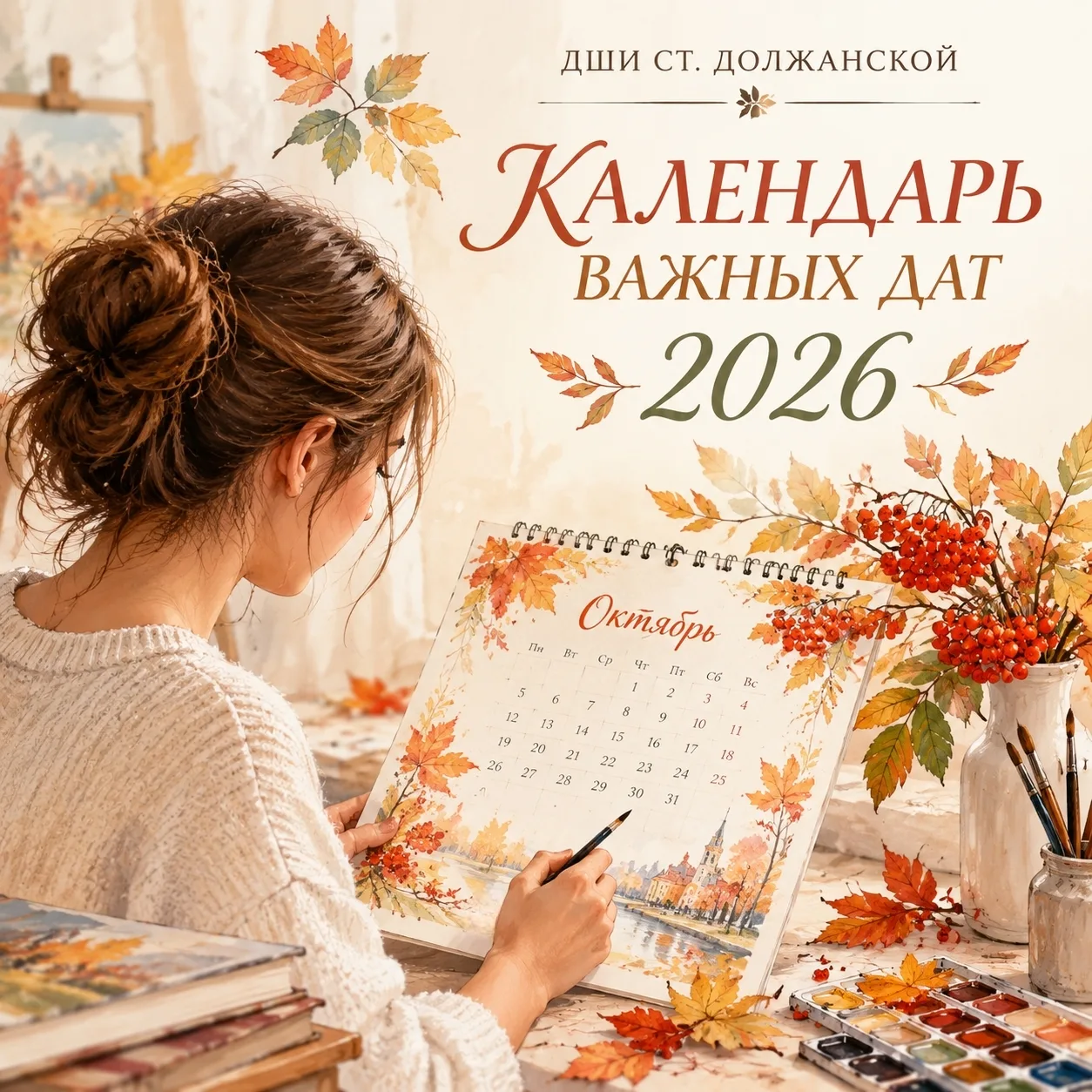 ✨🗓 КАЛЕНДАРЬ ВАЖНЫХ ДАТ — ОКТЯБРЬ 2026 🗓✨