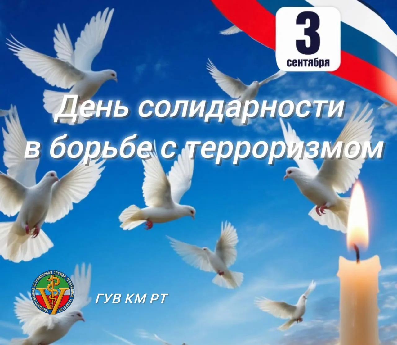 🕊3 сентября в России ежегодно отмечается День солидарности в борьбе с терроризмом