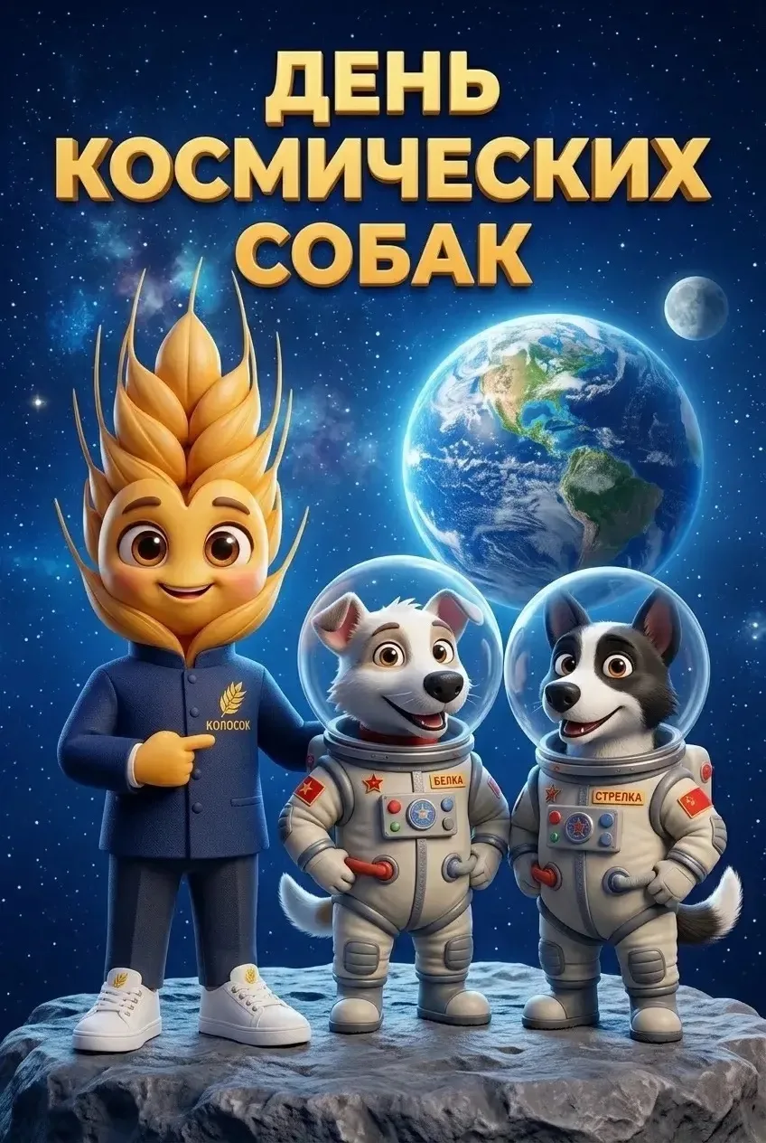 ❗️19 АВГУСТА — ДЕНЬ КОСМИЧЕСКИХ СОБАК! 🐕‍🦺✨🚀