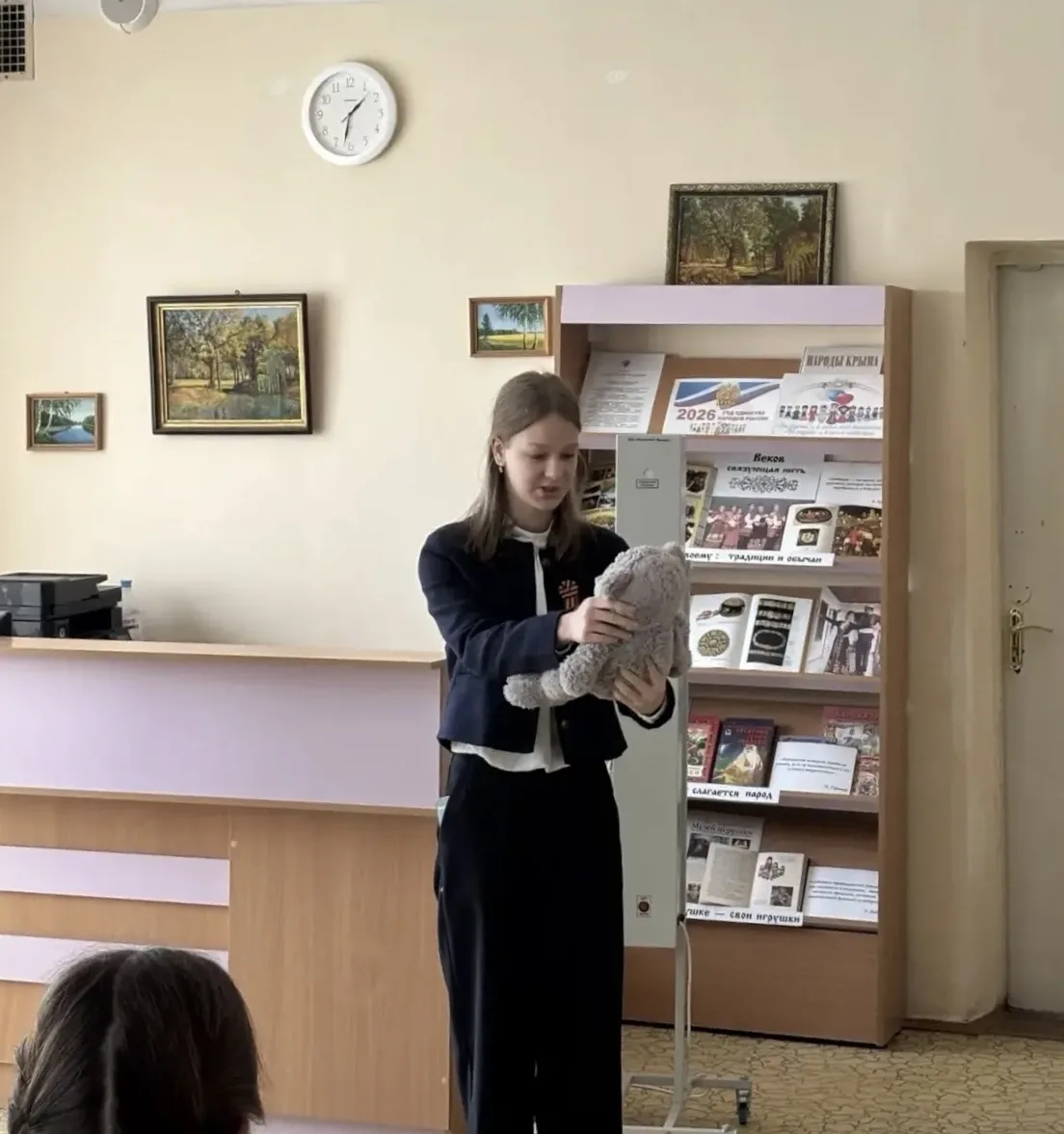 🪖Среди учащихся 7-х классов прошел конкурс чтецов стихотворений, посвященных Великой Отечественной в