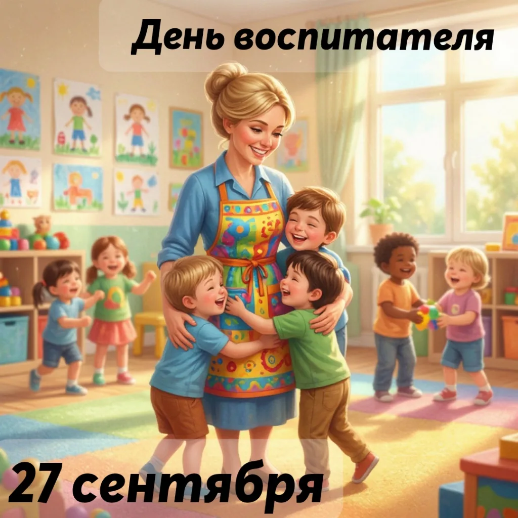 Дорогие работники дошкольного образования! От всей души поздравляю вас с профессиональн...