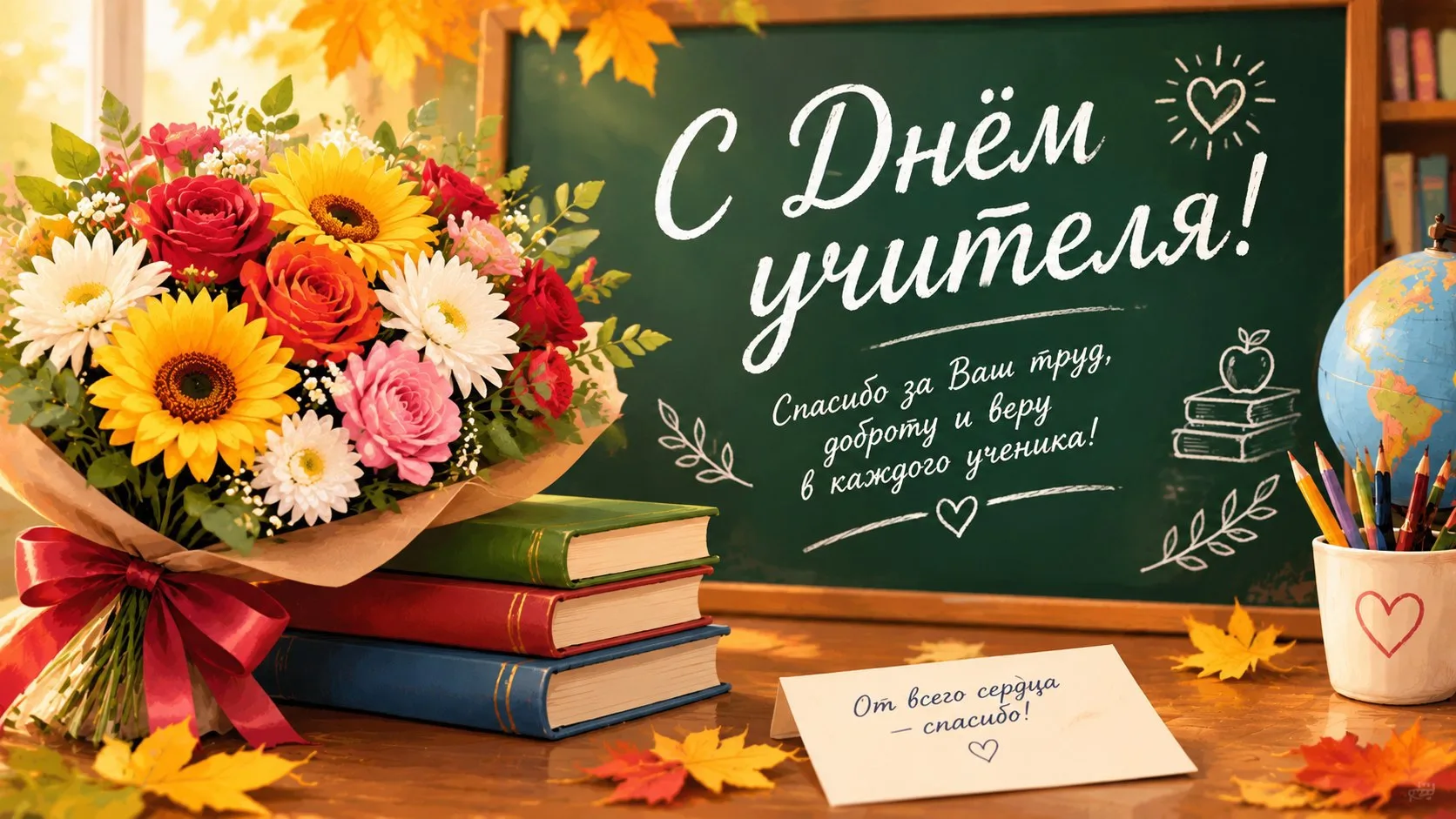 С Днём учителя, дорогие наши педагоги! 🍂🍁