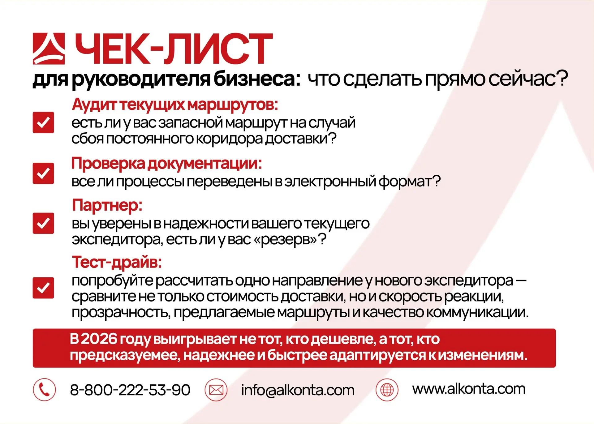 ЧЕК-ЛИСТ для руководителей бизнеса: что сделать прямо сейчас?