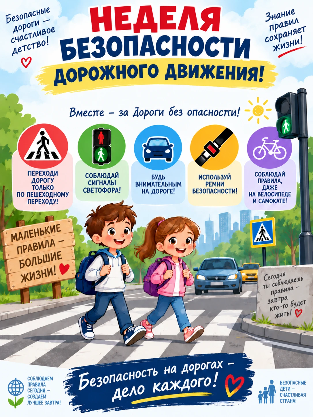 Неделя безопасности дорожного движения!