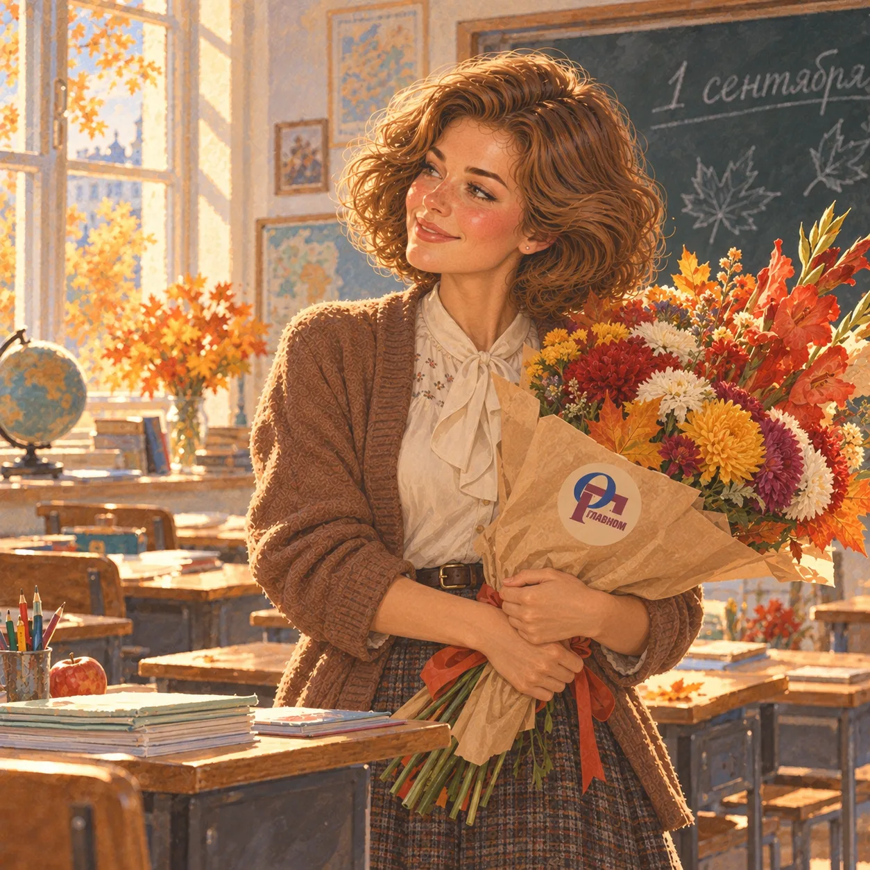 🍁 День, когда букеты тяжелее учебников