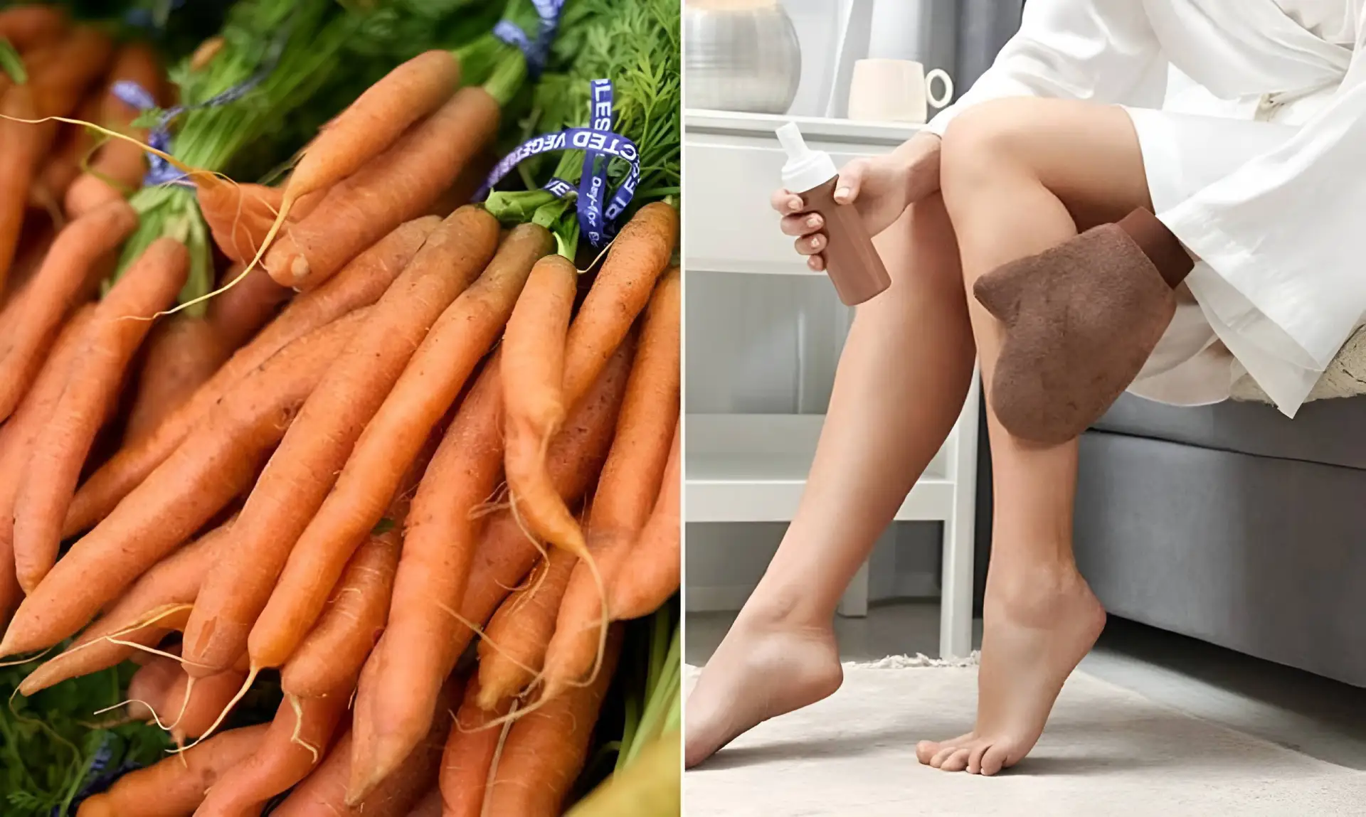🥕 Морковь дает коже лёгкий золотой оттенок