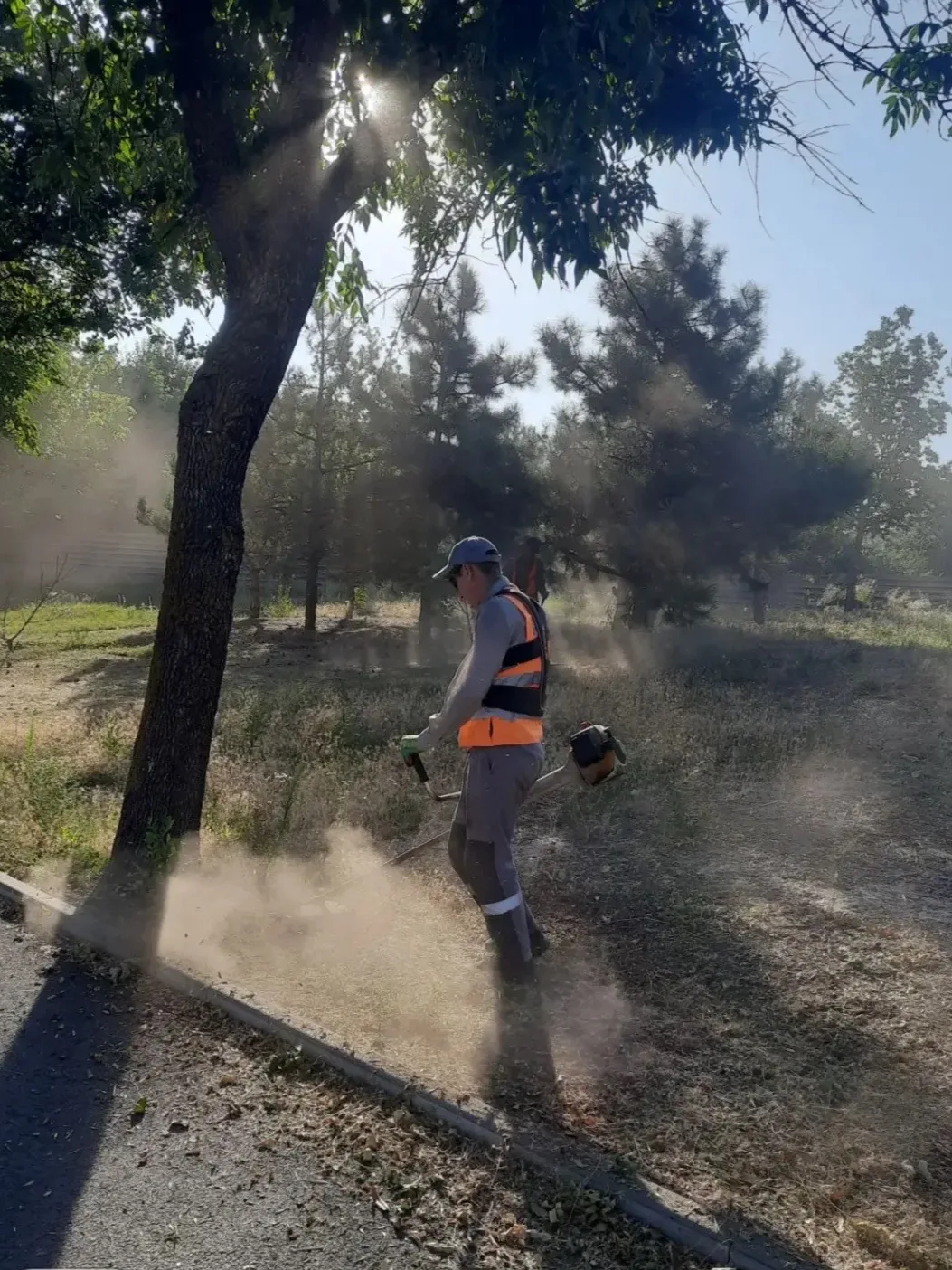 Лето подходит к концу, а работы по благоустройству продолжаются 🌿🍂