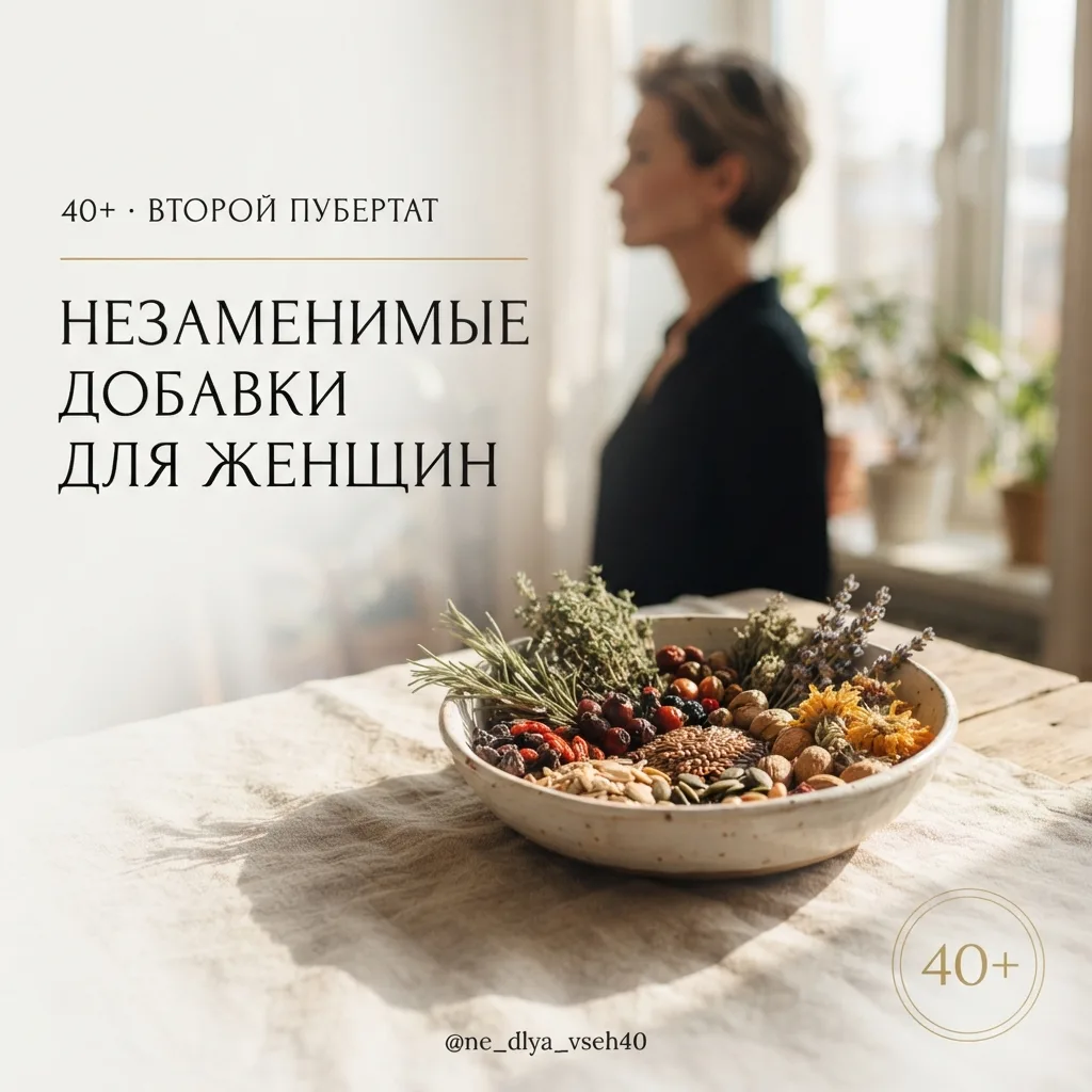 🔍 Базовая нутрицевтическая поддержка для женщин в период менопаузы