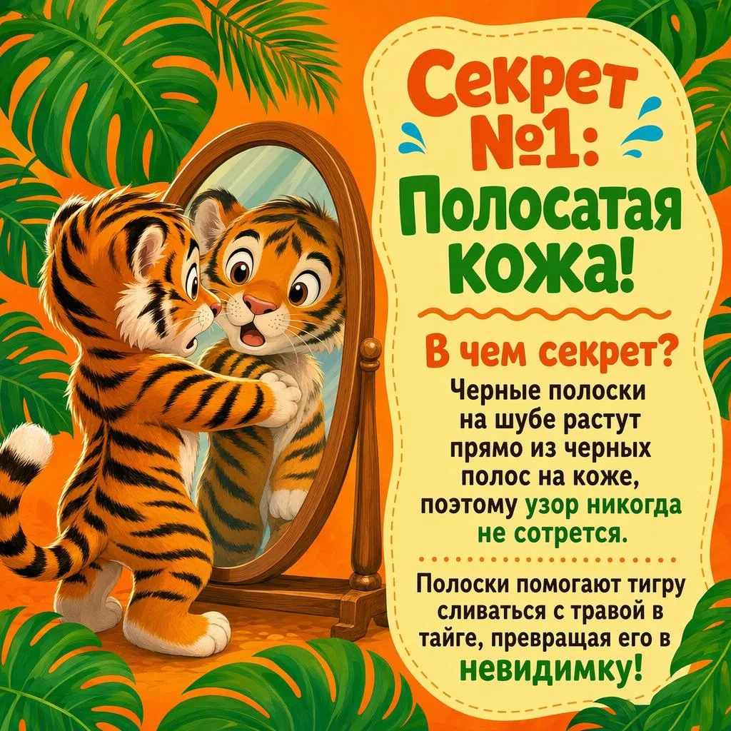8 секретов полосатого кота! 🐅📖