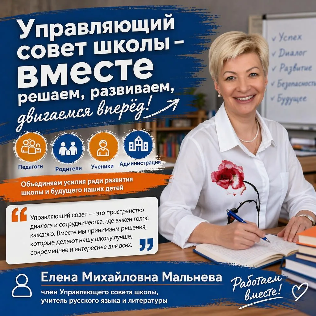 ✨ Вместе делаем школу лучше

✨ Современная школа — это не только уроки, звонки и домашние задания. З