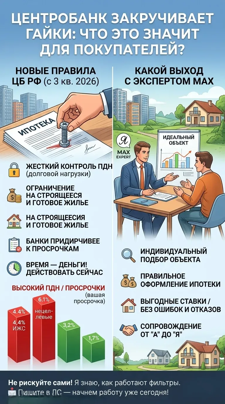 ЦЕНТРОБАНК ЗАКРУЧИВАЕТ ГАЙКИ: ЧТО ЭТО ЗНАЧИТ ДЛЯ ПОКУПАТЕЛЕЙ? 📉💼