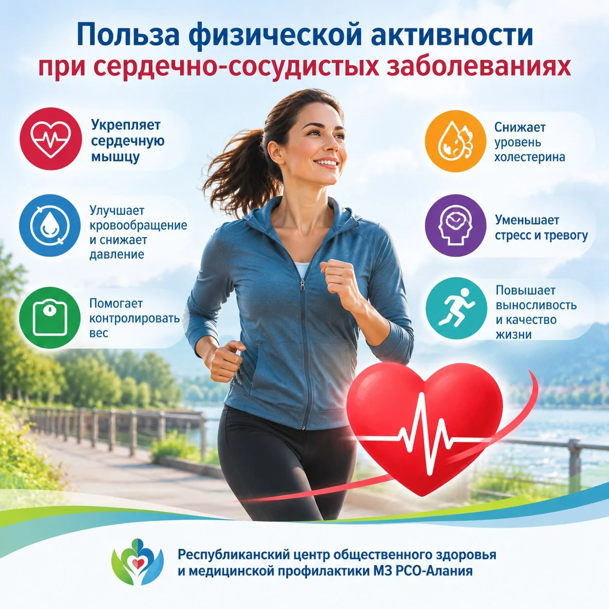 Физическая активность, наряду со здоровым питанием и отказом от курения, является важно...