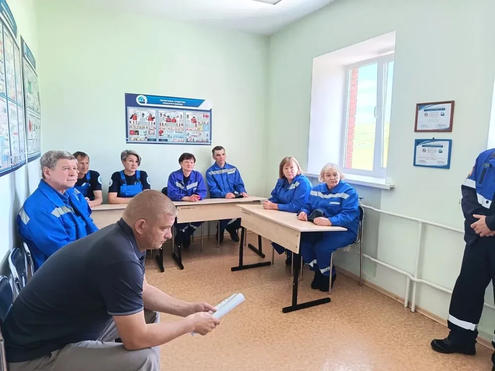 26.05.2026 года на участке Водоподъема отдел охраны труда АО "Альметьевск-Водоканала"  ...