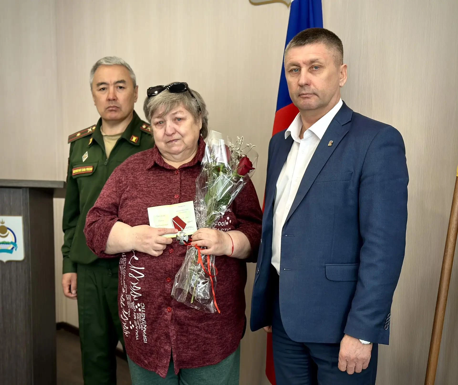 7 октября в Северобайкальске состоялась передача государственных наград родным и близки...