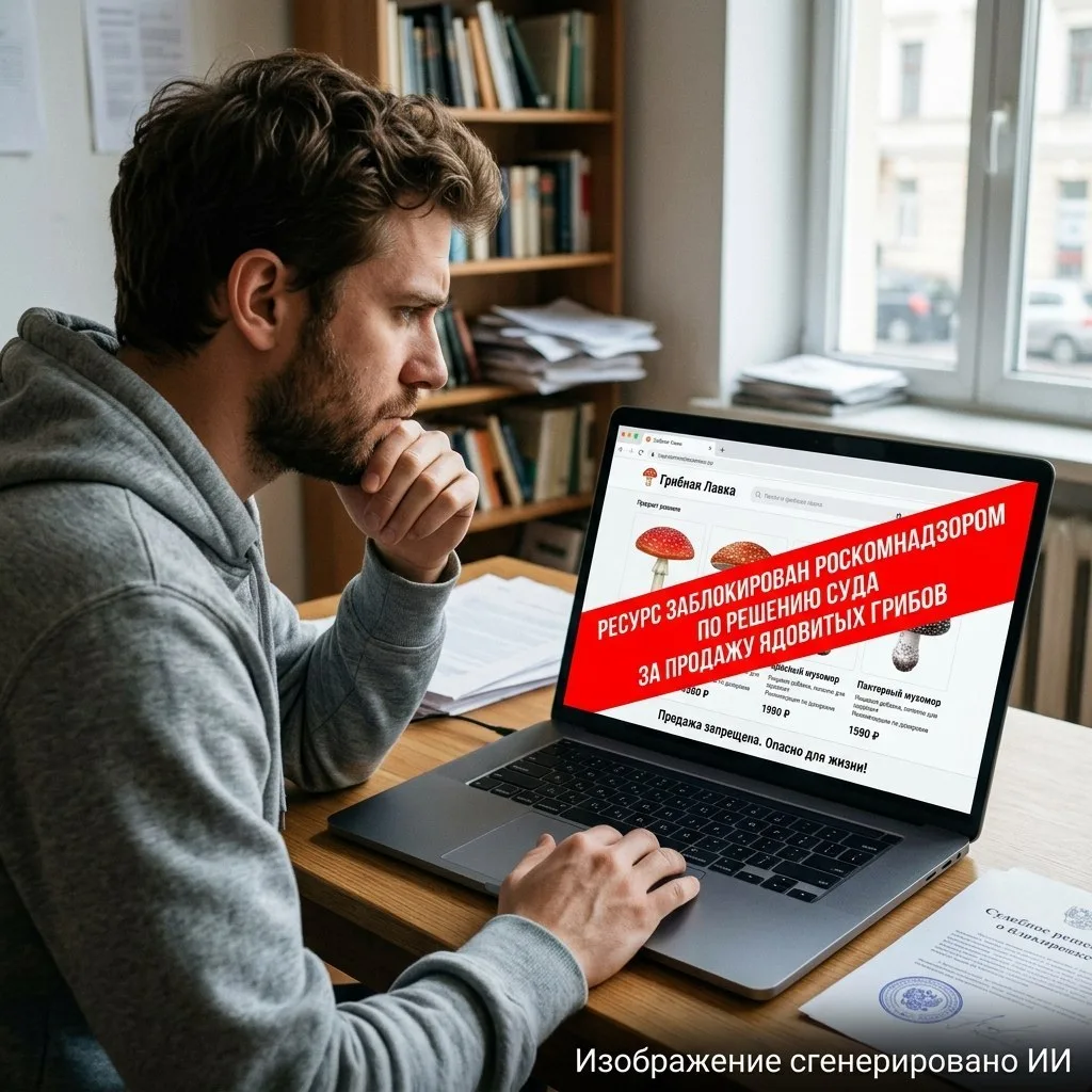 🍄 Роспотребнадзор заблокировал сайт с продажей мухоморов