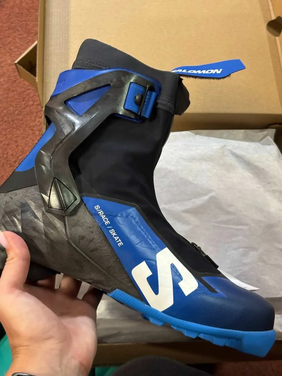 Ботинки Salomon S/Race Skate Boa (сине-