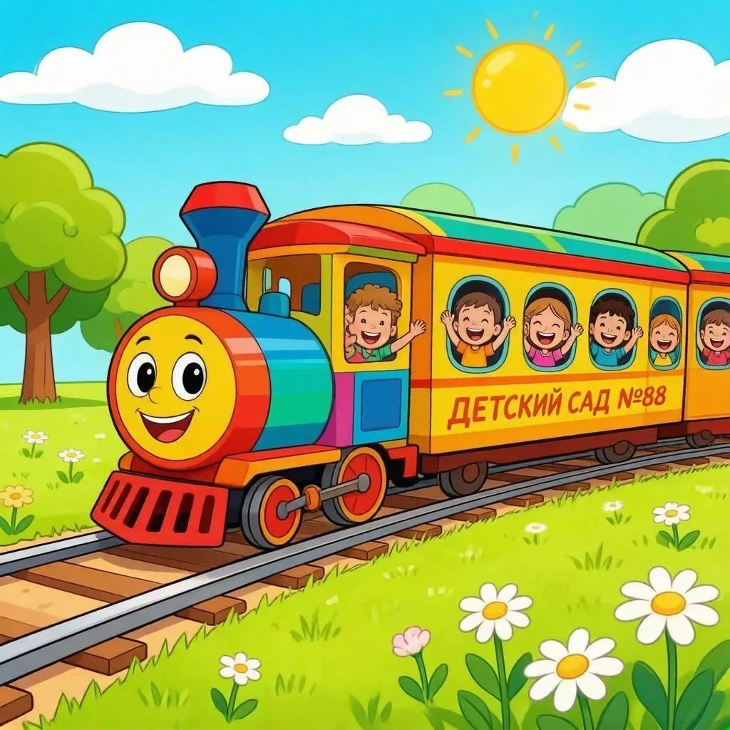 Наш Паровозик приехал домой!  🚂🎉