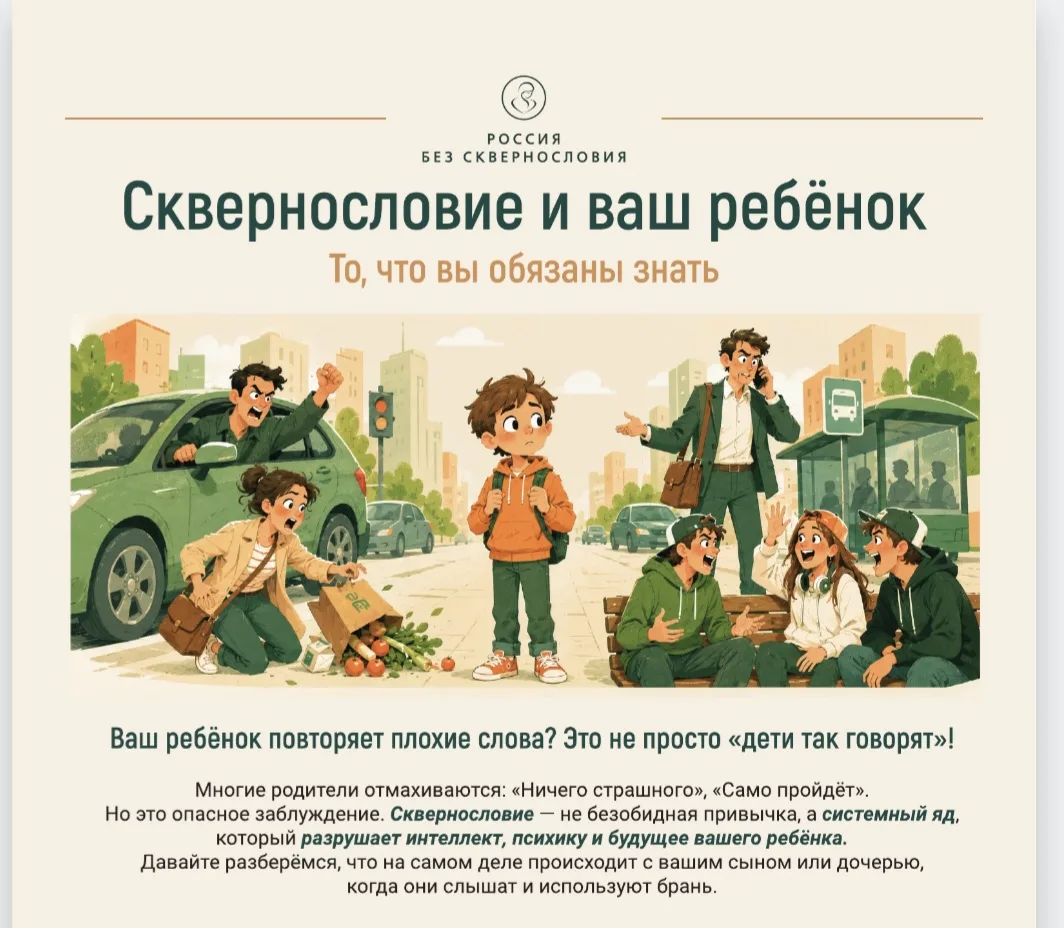 Сквернословие — не безобидная привычка, а системный яд, который разрушает интеллект, психику и будущ