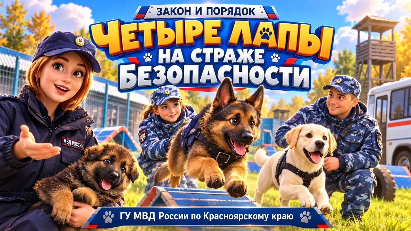 🐶 У этих сотрудников нет ни погон, ни удостоверения, ни звания. Только нос, лапы и хвост.