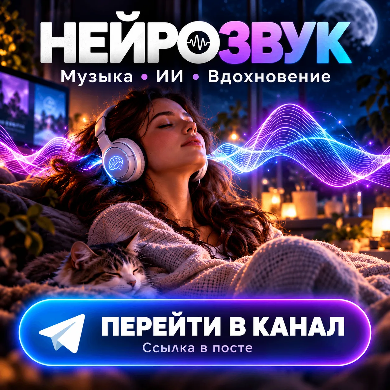 ⚡ Если музыка для вас — просто фон, вы ещё не слышали «Нейрозвук».