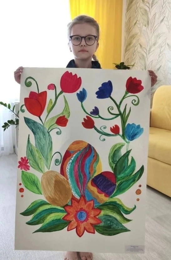 Подведены итоги конкурса "Пасха радость нам несёт"   ✨Поздравляем Марусю и Анюту Малышевых.  ✅Девочк