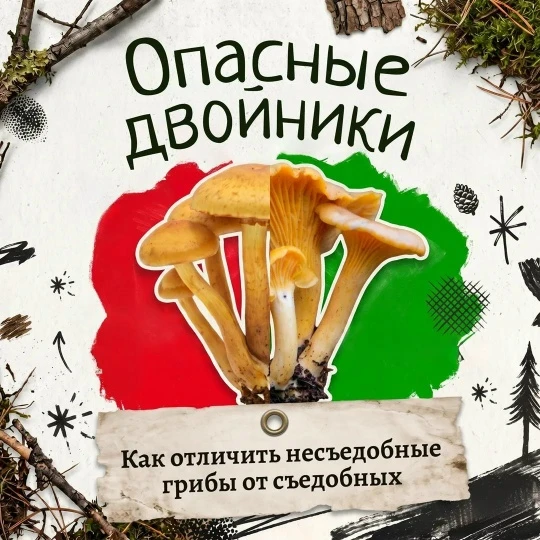 🍄 В лесах Свердловской области не все, что растет, — съедобно!

Некоторые грибы выглядят вполне апп
