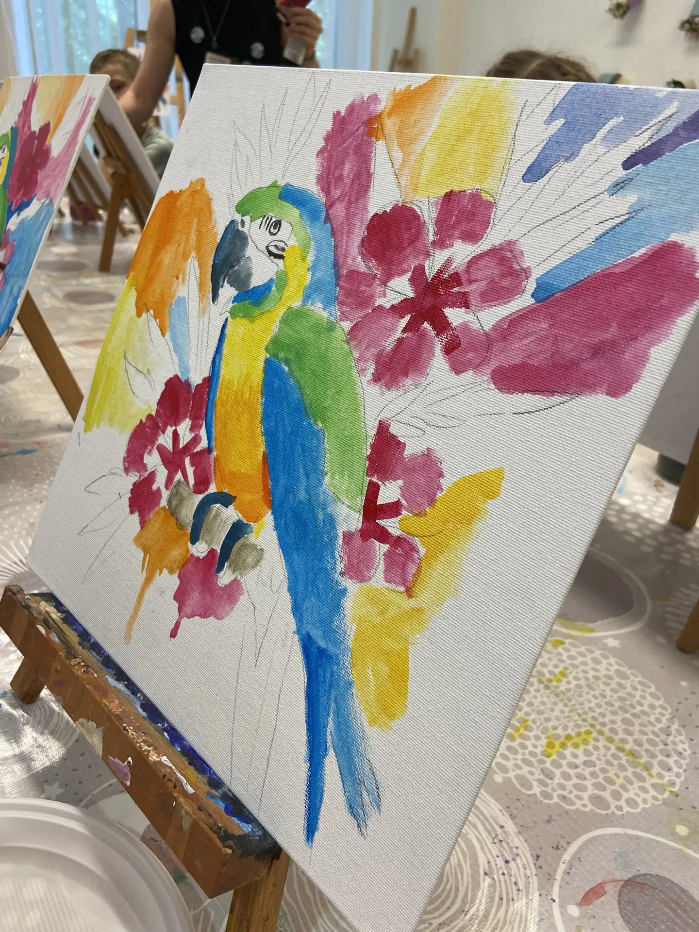 Буйство красок сегодня в нашей творческой студии🦜🎨